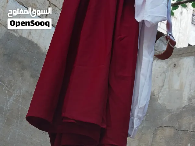 فستان سهره ابيض باحمر