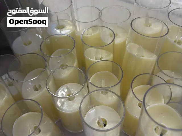 شموع بثلاث أحجام مختلفة بالبطاريات