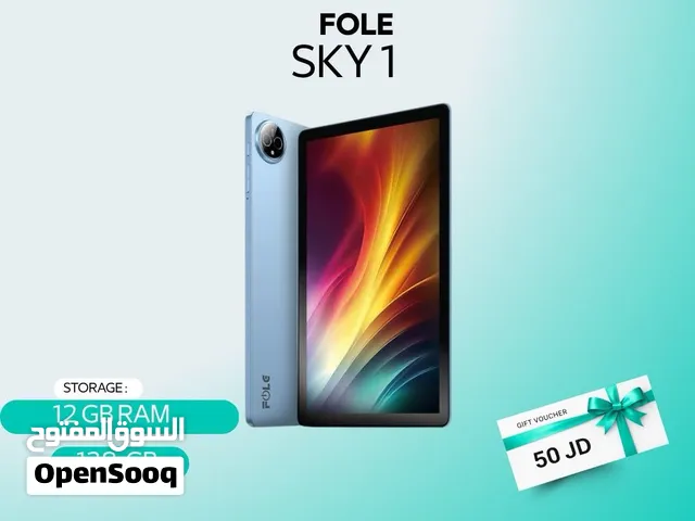 TAPLET FOLY SKY 1(128GB) 12 RAM NEW /// ايباد فولي سكاي ون (128جيجابايت ) 12 رام الجديد