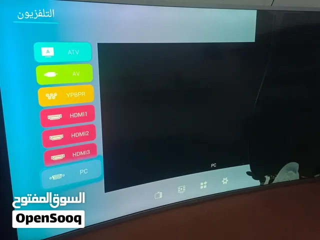 شاشة curve 55' للبيع