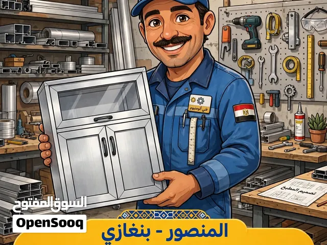 صيانات الألومنيوم والبي في سي والمطابخ
