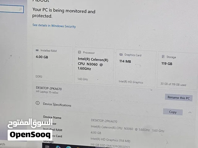 Windows HP for sale  in Zarqa