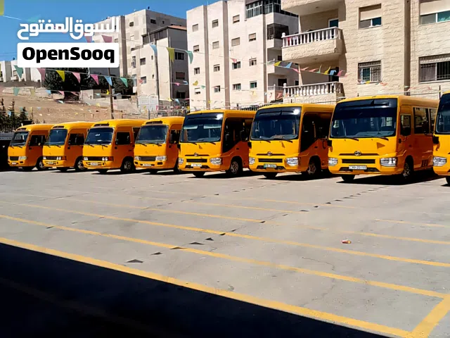 تأجير باصات كوستر للنقل وتوصيل جميع الرحلات والطلبات اليومي والعقود الشهرية باصات 23 راكب