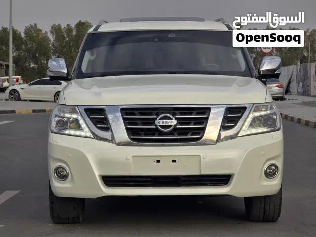 نيسان باترول خليجي موديل 2017 بحاله ممتازه فل مواصفات بلاتينيوم الماكينه الكبيره جاهزه للاستخدام