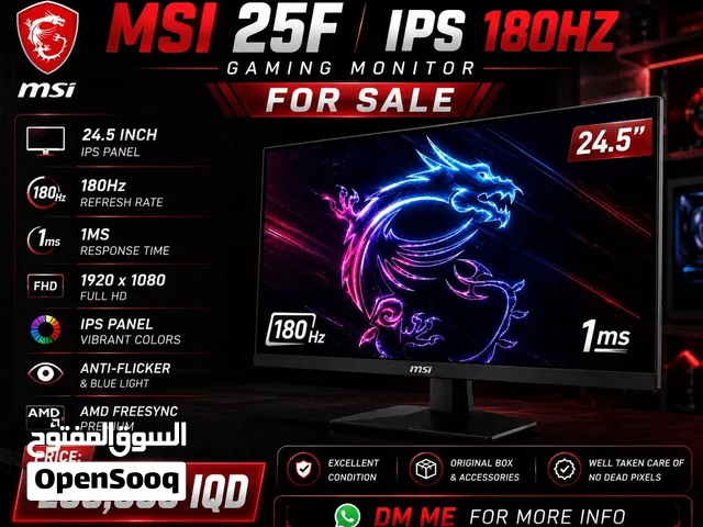 MSI 25F IPS 180Hz