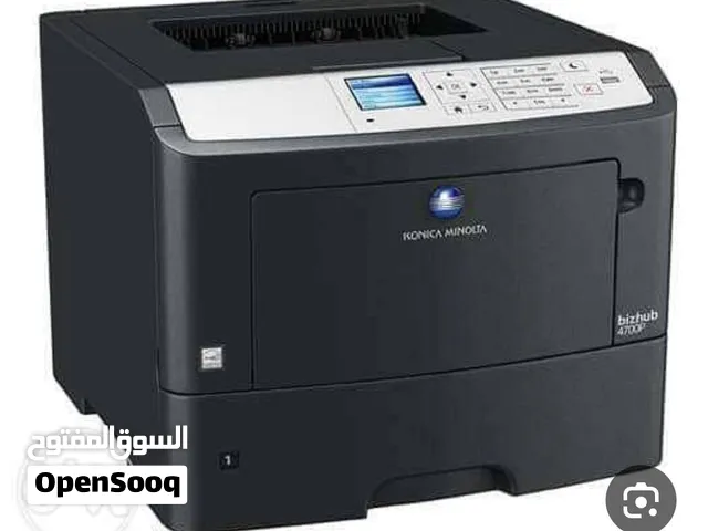 طابعه كونيكا مونولتا ليزر اسود A4 تدعم واى فاى والطباعة على الوجهين