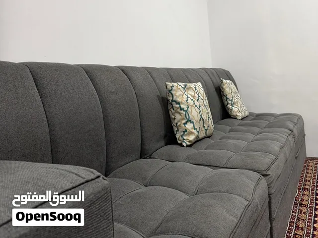 Grey Living Room Sofa Set (Only 180 SAR)