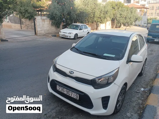 كيا بيكانتو ماتور 1250 فحص 4 جيد لون ابيض سياره نظيفه والحمد لله