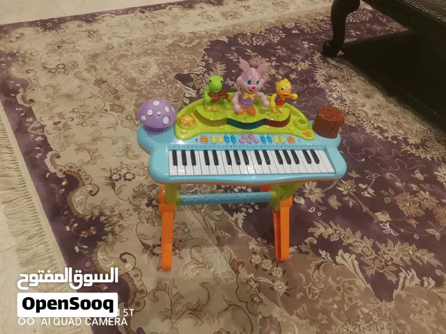 Children keyboard piyano with mic record play