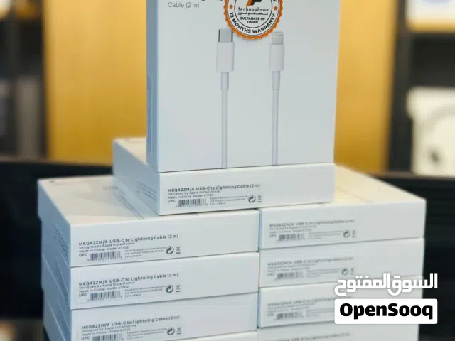 وصلة شحن الايفون الاصلية ، Type C to lighting ضمان سنة