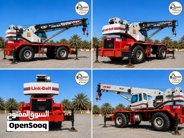 كرين لينك بيلت أمريكي موديل 2008  Link-Belt RTC8065 65 Ton 4x4x4 Rough Terrain Crane