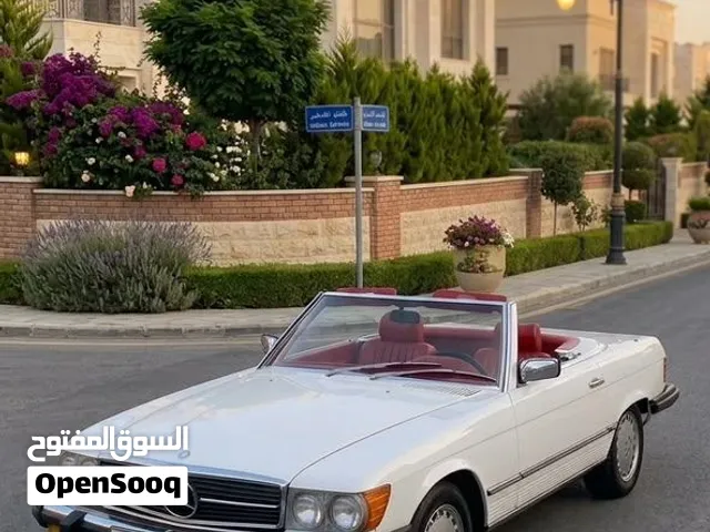 Convertible Mercedes Benz in Amman