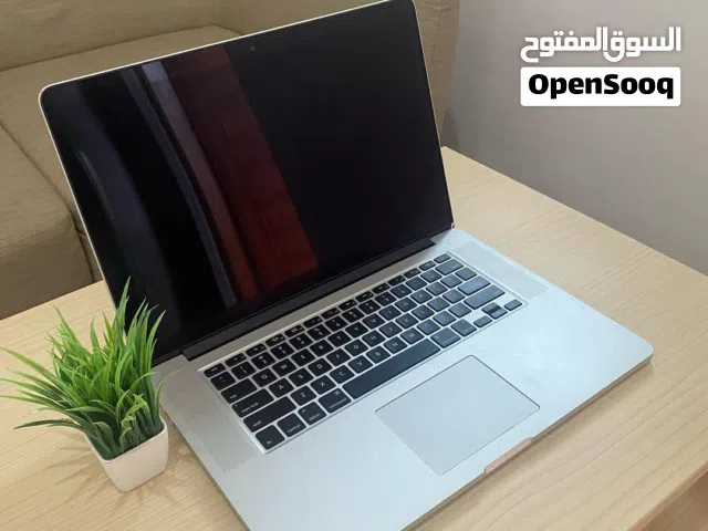 عرض 2026 المميز Apple MacBook Pro A1398 Performance قوي + تصميم أنيق  Processor: Cor i7 ssd 256 gb