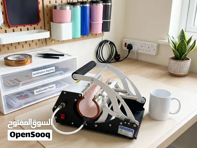 آلة كبس حراري للأكواب بحالة ممتازة – مستخدمة مرات قليلة فقط