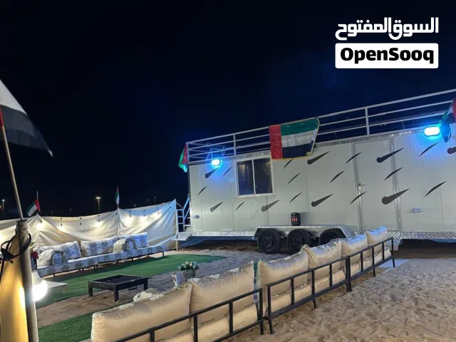 كرفان محلي 9*2.5m مع جلسه خارجيه