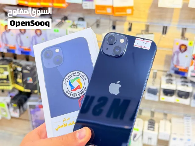 ايفون 13 ماستر ذاكره 128 بطارية 85 ضمان 5 ايام استبدال في حال وجود اي مشكله او عطل