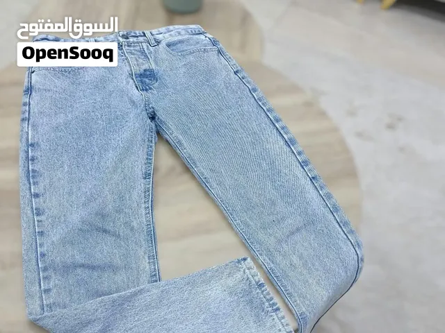جينز ازرق بقصة boy friend size30