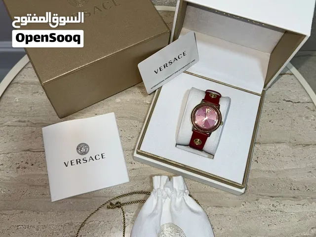 Brand New Versace V-Tribute Red Diamond Women's Watch