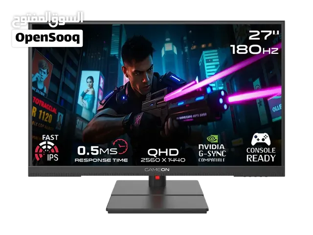 GameOn 27 GOML27QHD180IPS 180Hz 0.5ms Mini LED Gaming Monitor - Black