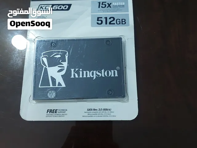 هاردات لابتوب و كمبيوتر للبيع شبه جديد ومستعمل ssd kc600 15x جديد