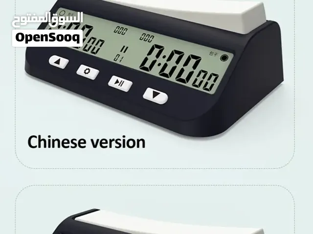 جهاز توقيت شطرنج احترافي مع ساعة رقمية - عداد صعود/نزول، ساعة توقيت دقيقة للمسابقات، 4 أوضاع.