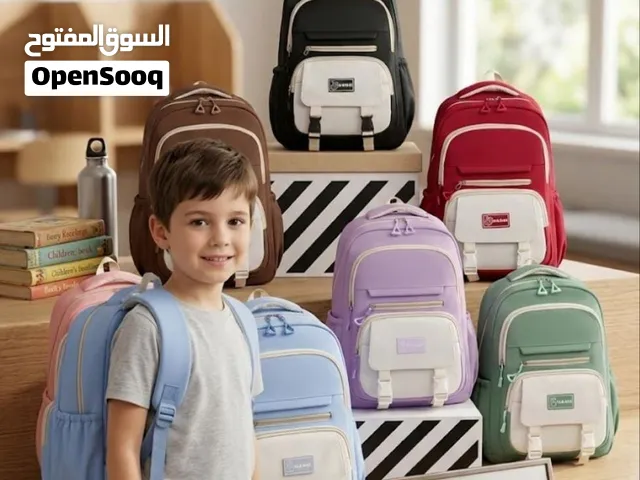 حقيبه مدرسية  بناتي ولادي  قماش اصلي  متوفر بعده الوان   السعر 16 توصيل مجاني