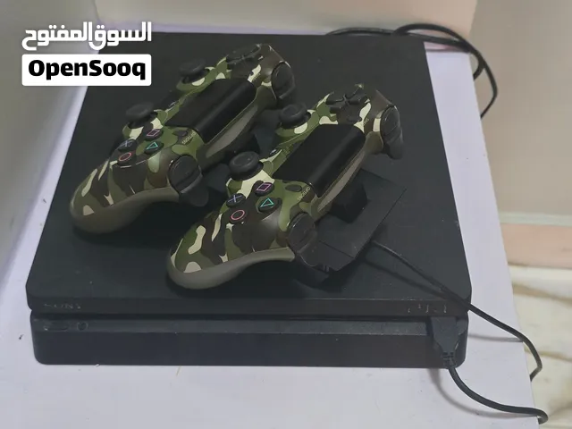 بلايستيشن 4 بلس 1 تيرا مع كامل الملحقات والمستلزمات من شاشة ومقود محاكي العاب السيارات