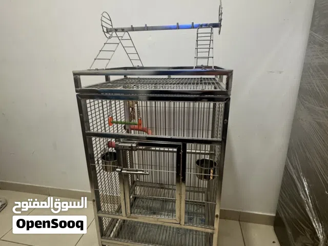 Premium Stainless Steel Bird Cage with Playtop – Excellent Condition