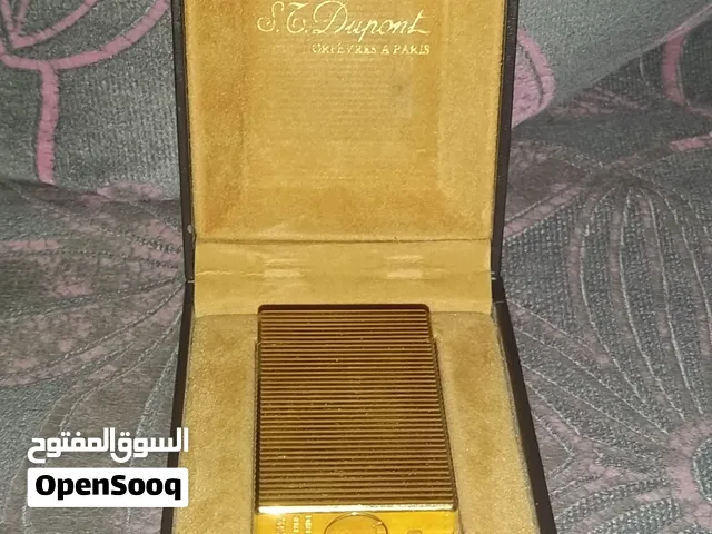 ولاعة فرنسية Ligne 1 Small Gold-Plated Horizontal