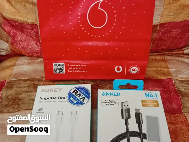 للبيع: 2 كابل شحن أصلى زيرو (Anker و Aukey) جديد بالبوكس
