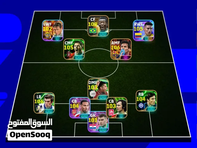 eFootball Account – Team Strength 3230 – Epic/Big Time Players
