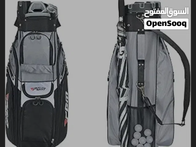حقيبة غولف مخصصة للعربات (Cart Bag) تتميز بنظام تنظيم متطور لحماية المضارب. PGM Pro Golf Master