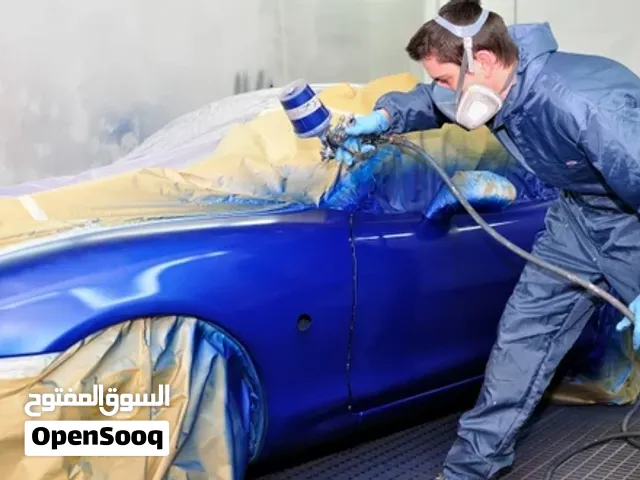 ورشة سمكرة وصبغ سيارات في مسقط – صبغ السيارة بالكامل فقط 100 ريال عماني