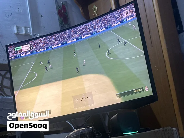 شاشه من نوع سامسونج 4k145هرتز كارتونها موجود سعرها بس300