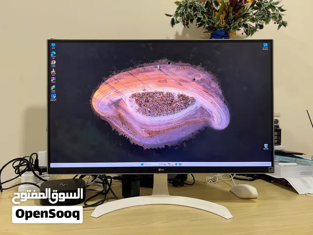 LG 27 4K UHD 60Hz IPS Monitor (27UD69-W) - Slim Bezel White/Silver