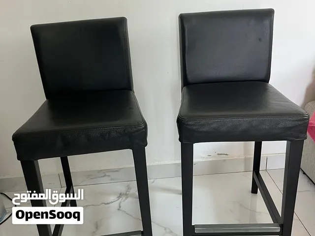 Black Bar Stools / Counter Chairs – Set of 2