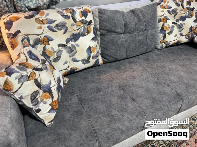 طقم كنب لستوديو ثلاثية ومفردة مصنوع من خشب زان والسويد ذات وجهين ليناسب ديكور الغرفة