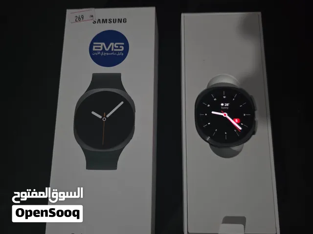 Samsung Galaxy Watch 8 (الحجم الكبير - 44mm) بحالة الوكالة - مع العديد من المرفقات