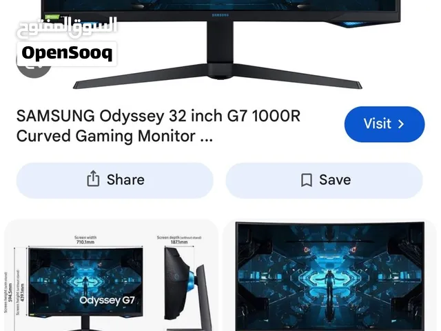 32 inches samsung odyssey g7