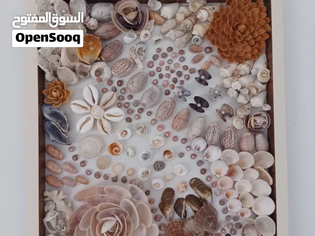 لوحة ديكور أصداف بحرية _ شغل يدوي