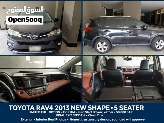 Toyota RAV4 2013 Limited Full Option  Push Start  Leather  Sunroof  Excellent Condition