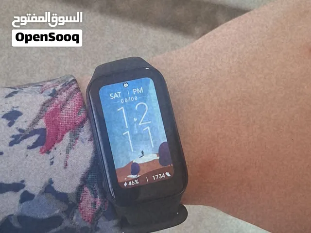 ساعة Xiaomi smart brand 8 active   مستعمله استعمال بسيط للبيع اشتريتها 20 د وبدي ابيعها على 18