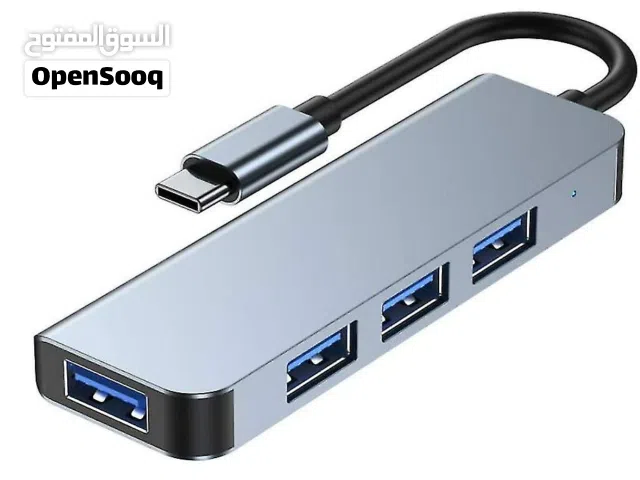 USB Hub 3.0, USB C Adapter and 4-in-1 Docking Station , USB C Hub
