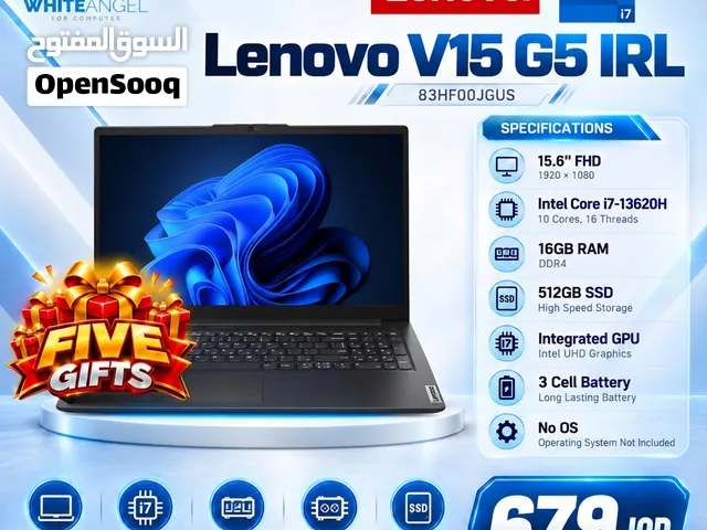 لاب توب LENOVO I7 13620H 16GB RAM DDR4 مناسب للدراسة و الاعمال فقط ب 679