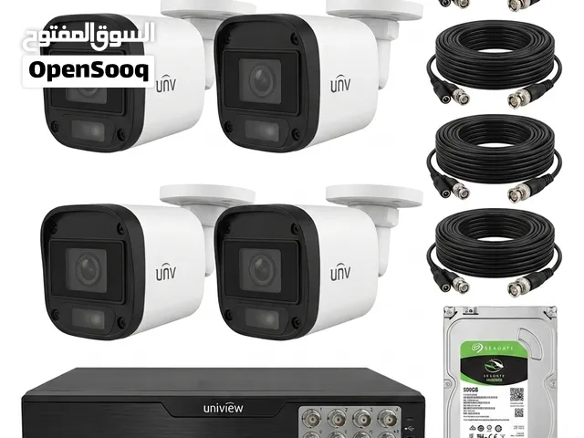 نظام كاميرات مراقبة كامل 2 ميجا بكسل UNV غير شامل التركيب