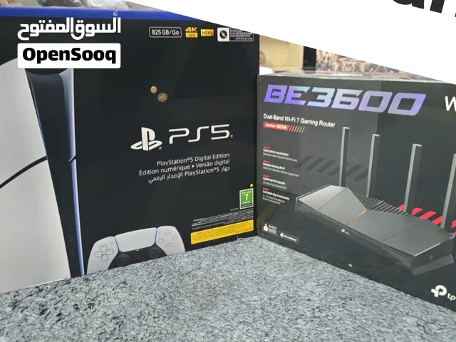 بكج جديد بلايستيشن5 دجتال825mg +راوترBE3600 للقيمرز