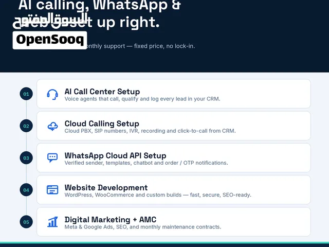 AI Call Center Setup in Dubai — Voice Agent That Calls & Qualifies Leads