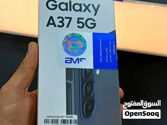 سامسونج A37 5G / نسخة 256 جيجا + 8 رام كفالة الوكيل الرسمي BMS