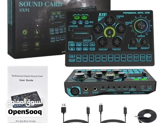 مكسر وكرت صوت احترافي SX91 للبث والجيمنق (بحالة ممتازة)