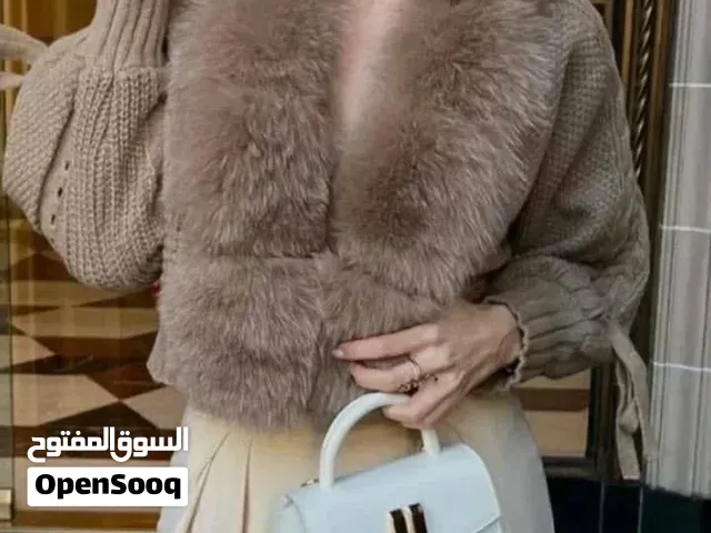 معطف أنيق فرو